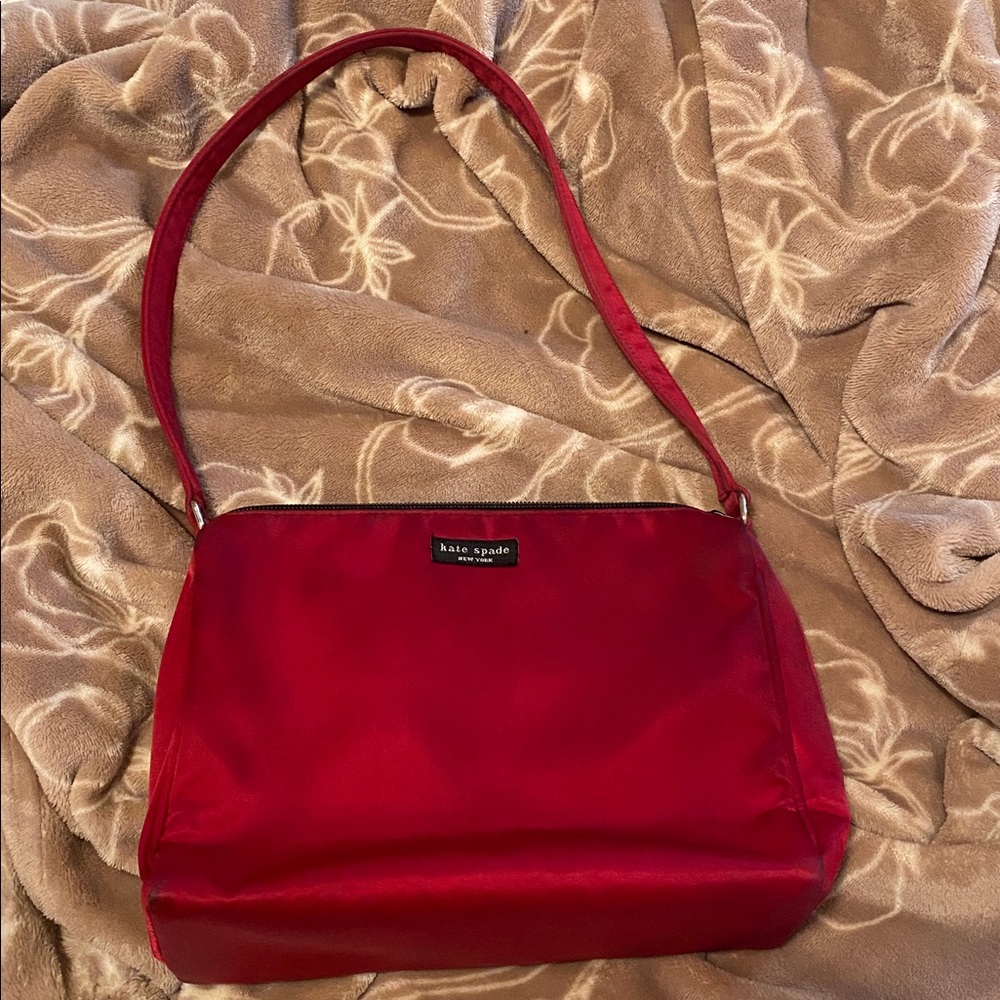 Vintage Kate Spade Burgundy Shoulder Bag